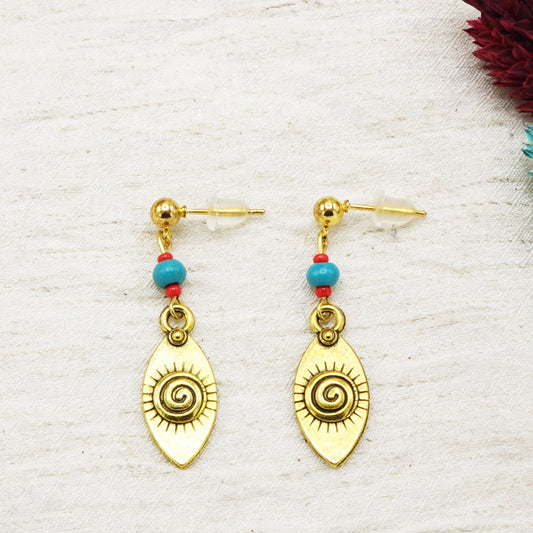 Boho Evil Eye Earrings