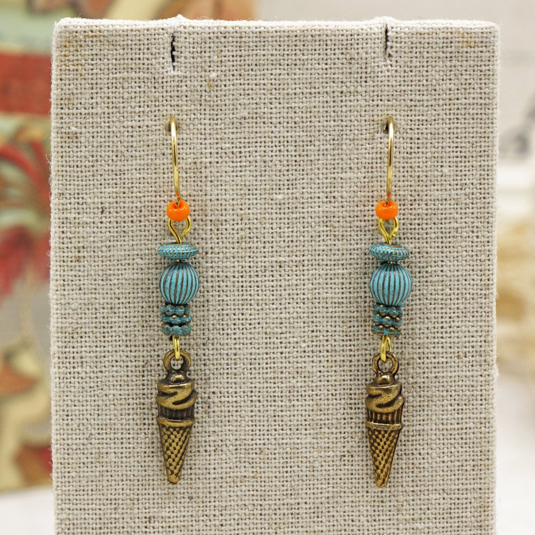 Boho Ice Cream Earrings