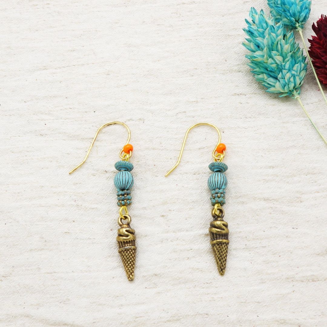 Boho Ice Cream Earrings