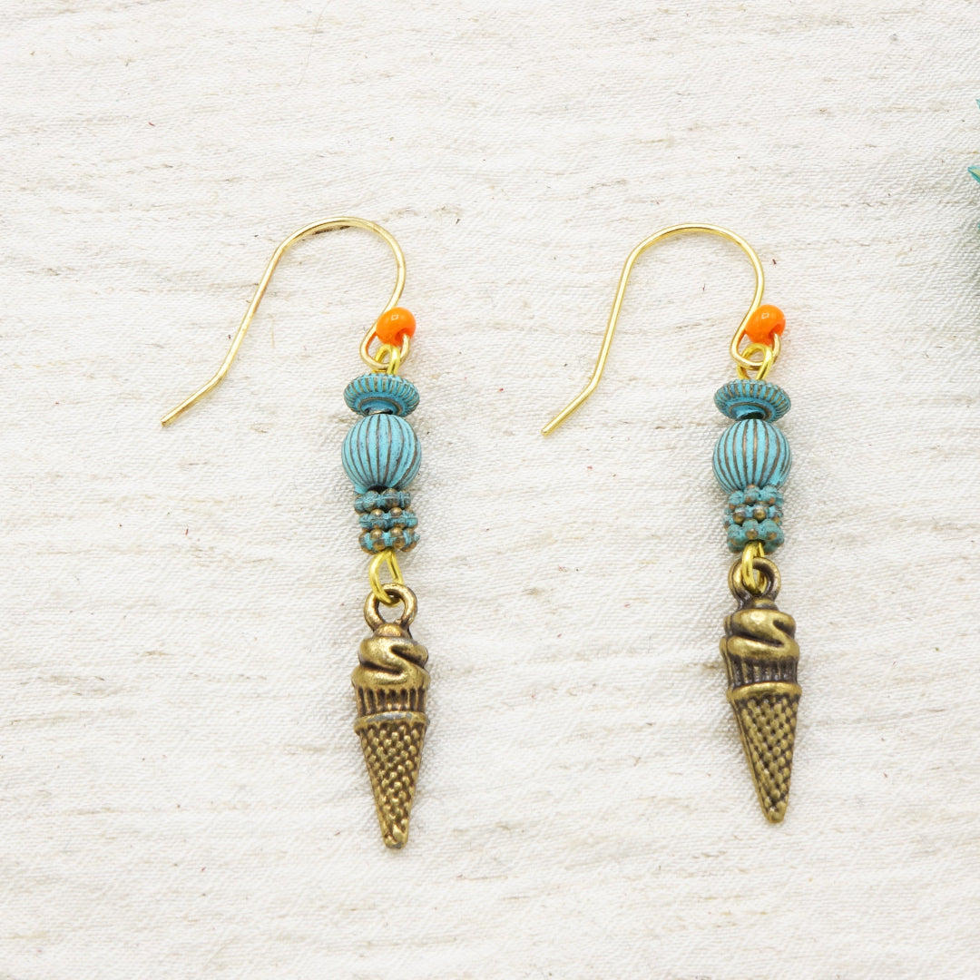 Boho Ice Cream Earrings