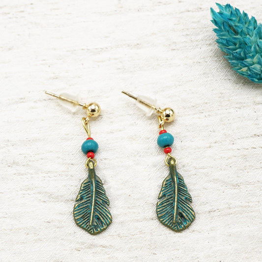 Dainty Leaf Earrings