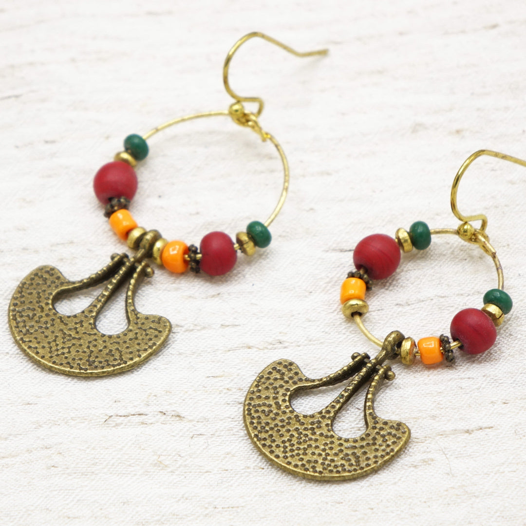 Boho Drop Earrings - Verna Artisan Works