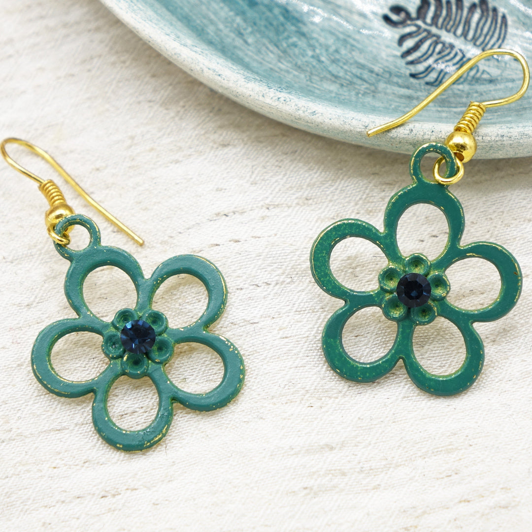 Boho Flower Earrings - Verna Artisan Works