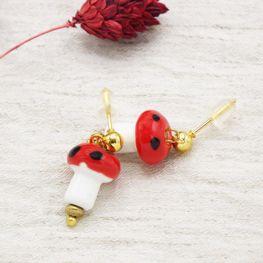 Mushroom Earrings