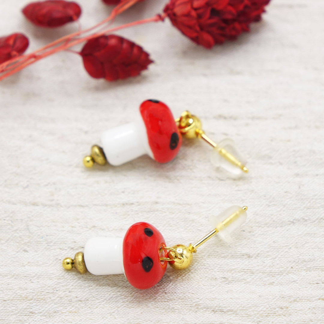 Mushroom Earrings