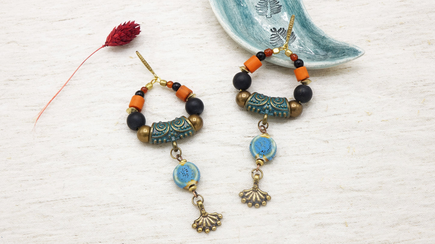 Boho Ethnic Earrings - Verna Artisan Works