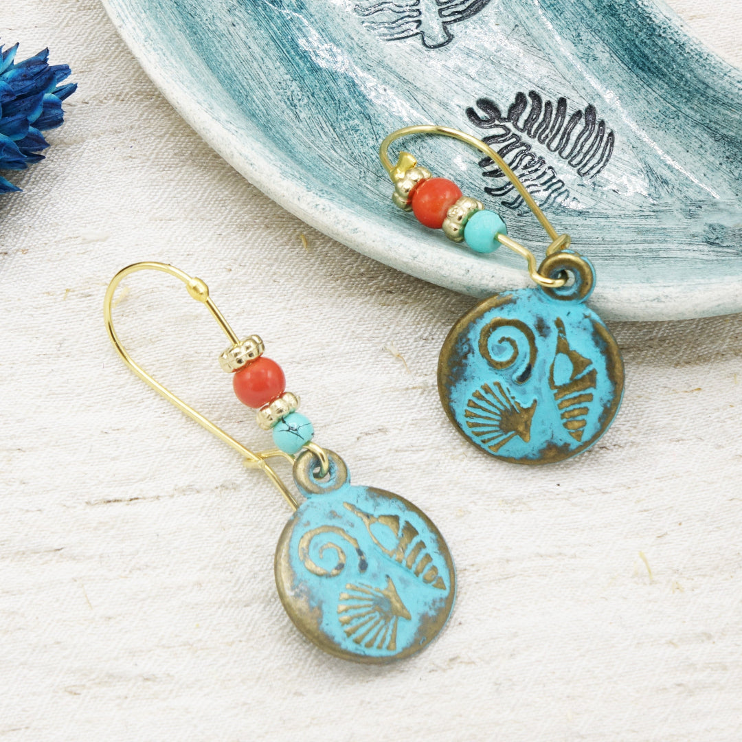 Boho Turquoise Earrings