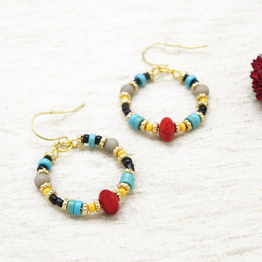 Boho Beaded Earrings