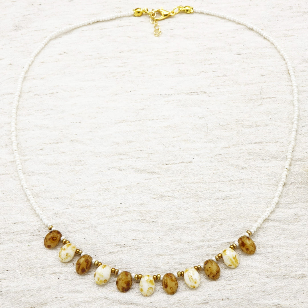 Boho Beaded Ethnic Necklace