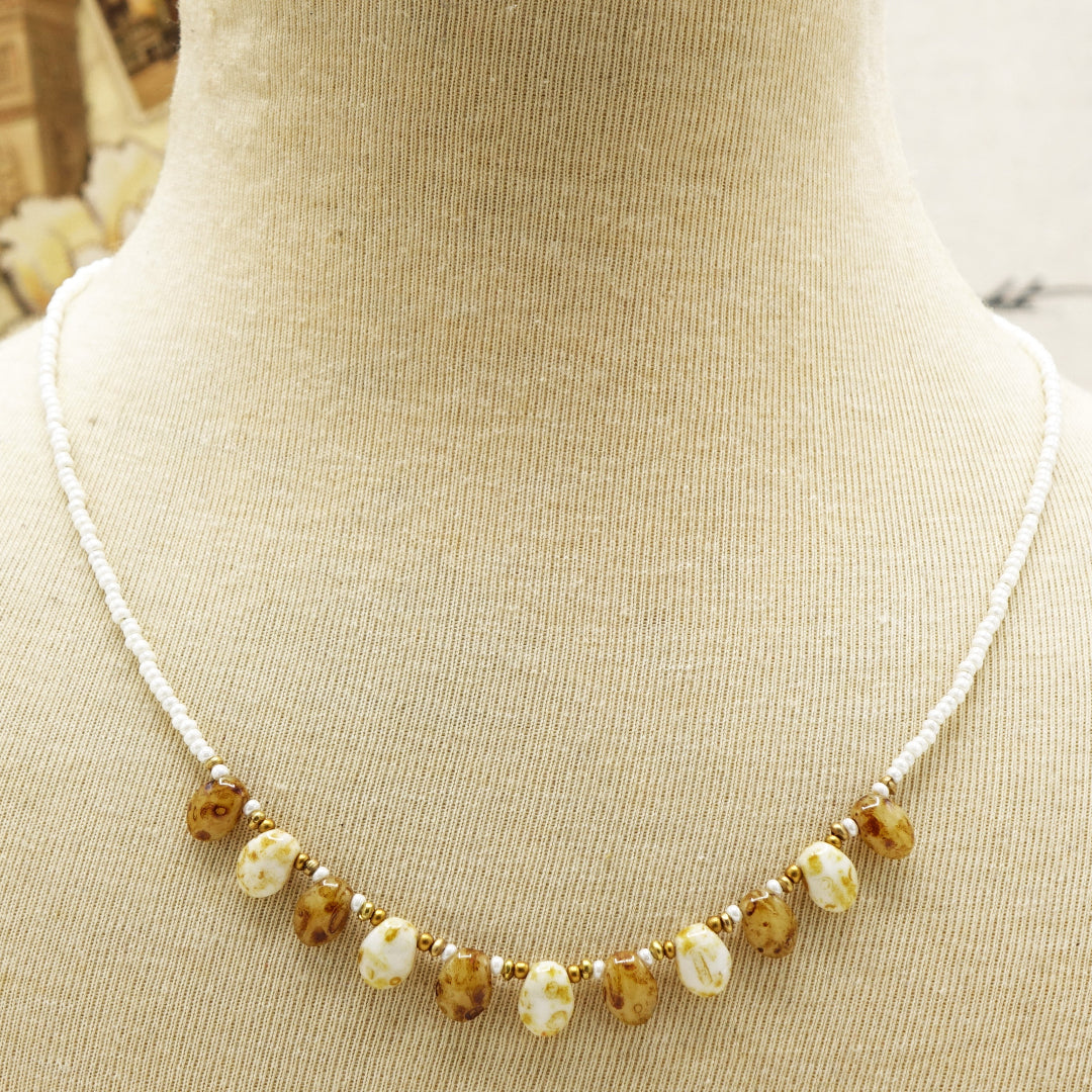 Boho Beaded Ethnic Necklace