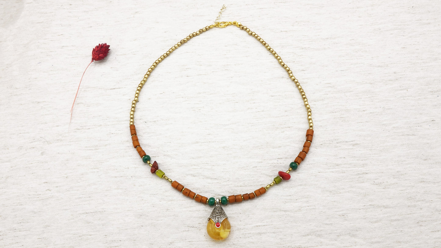 Boho Chic Ethnic Necklace - Verna Artisan Works