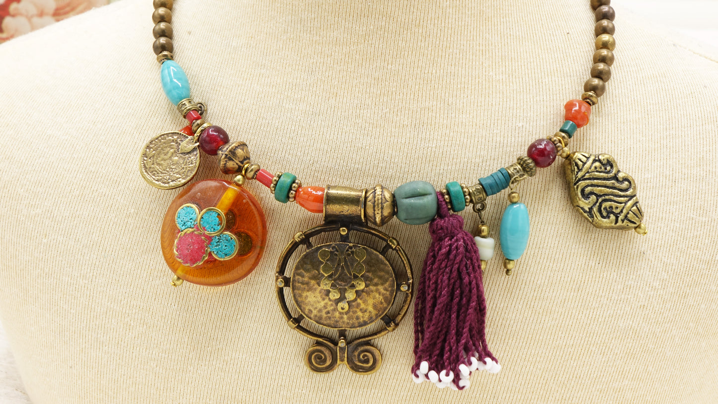 Boho Hippie Choker Necklace