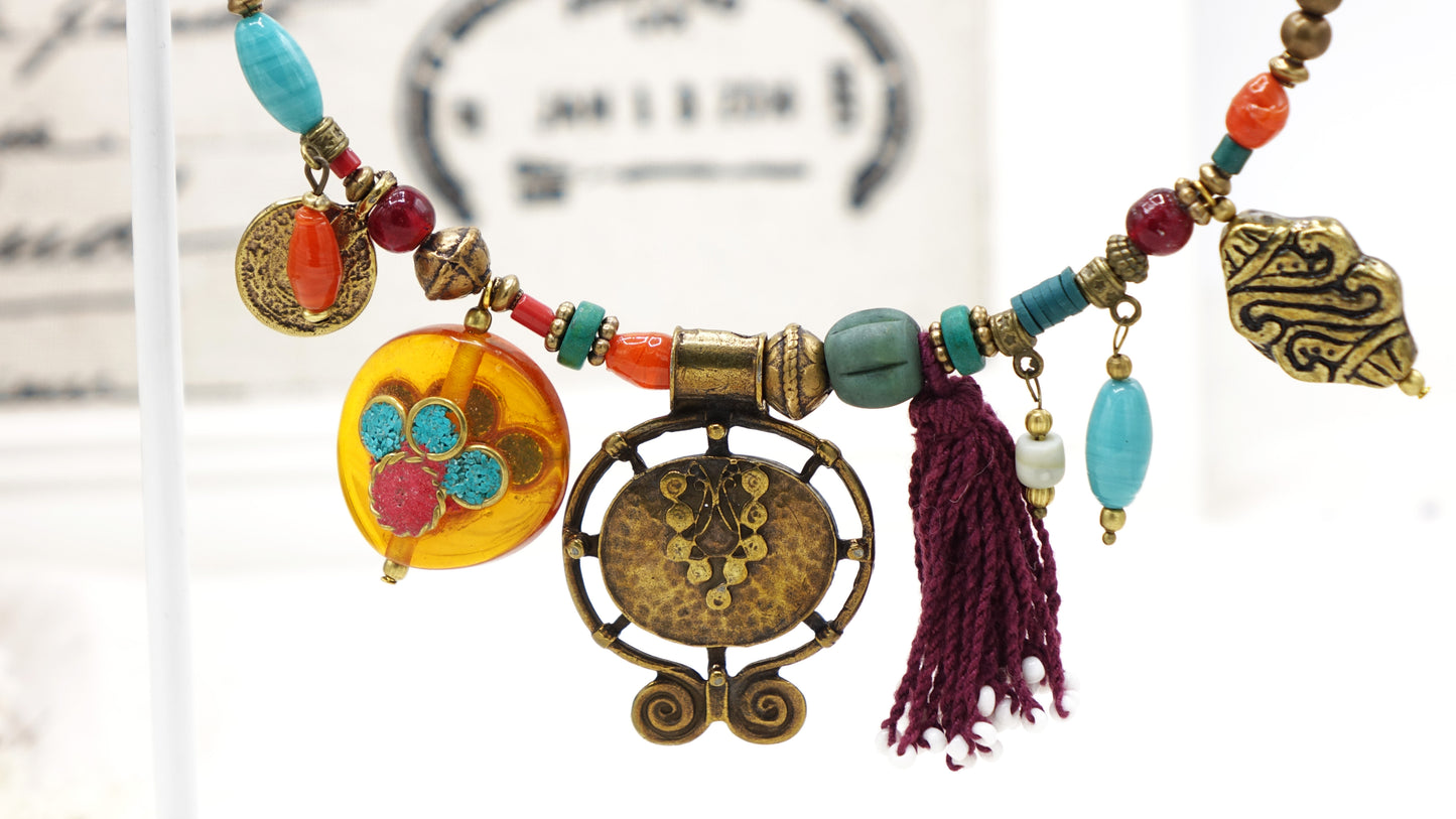 Boho Hippie Choker Necklace