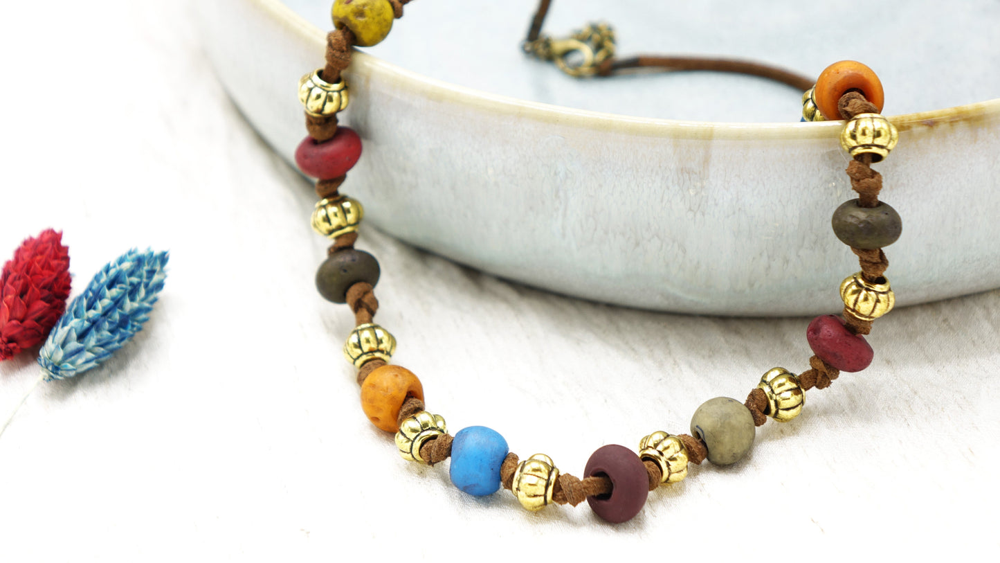 Boho Beaded Festival Necklace