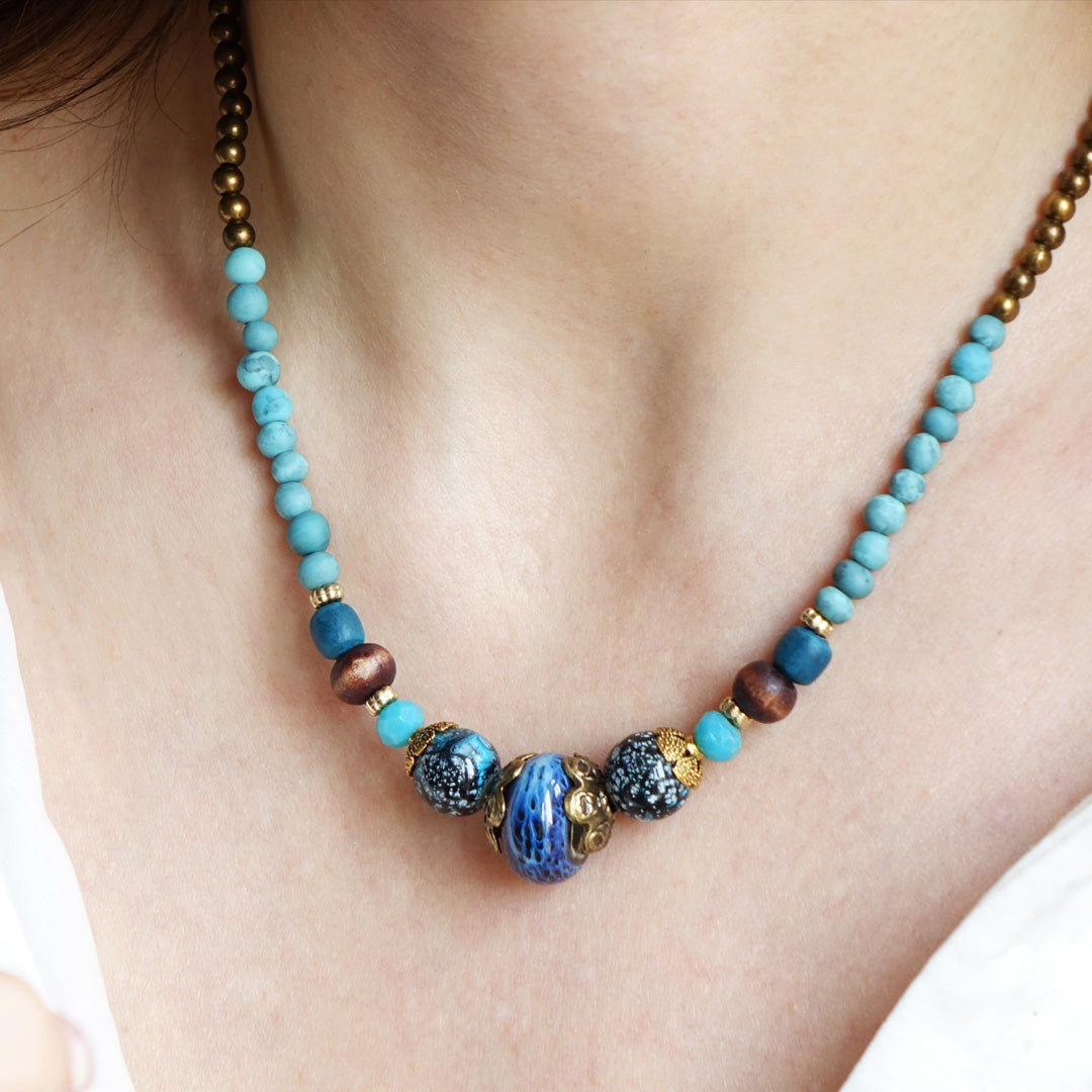Ethnic Beaded Necklace