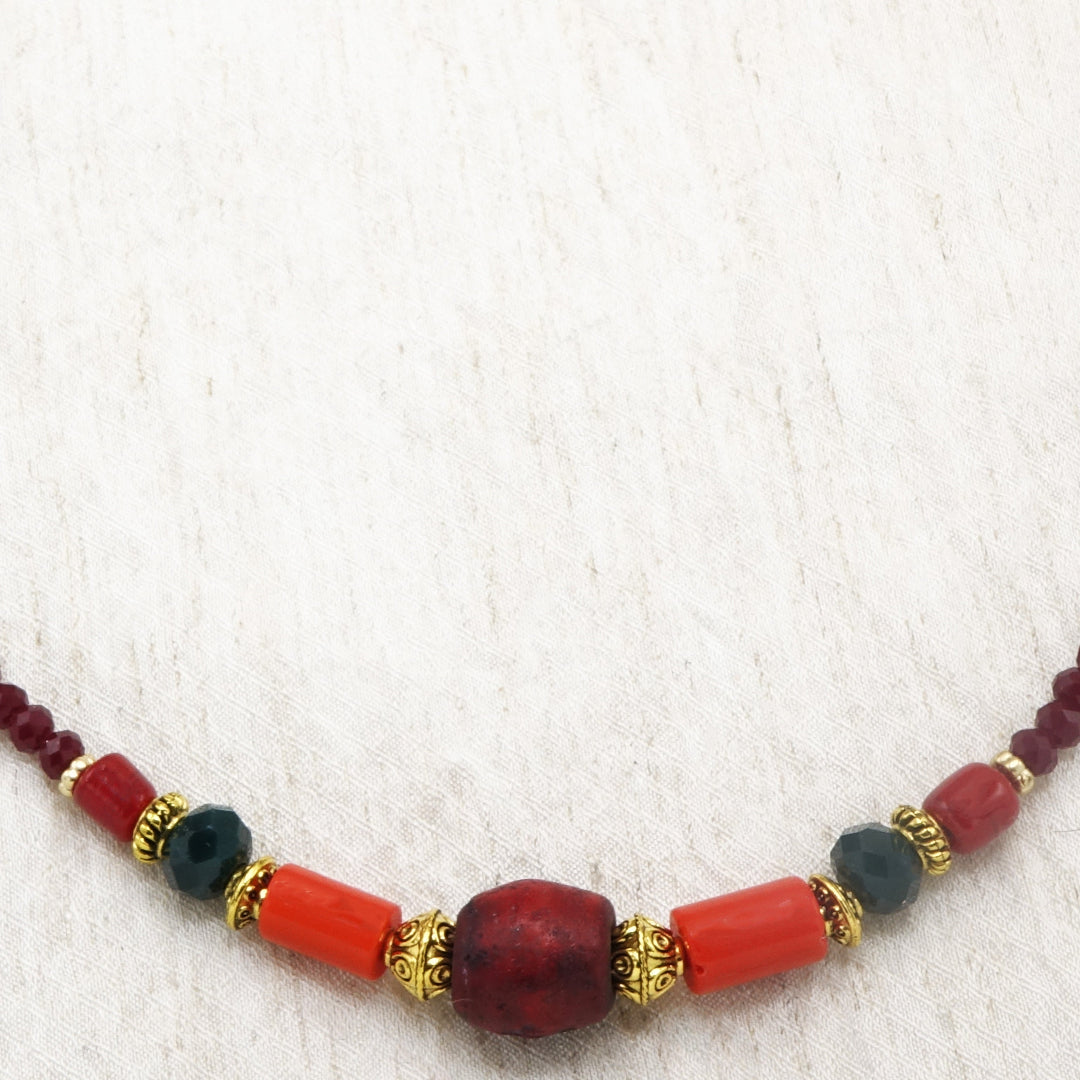 Boho Beaded Necklace