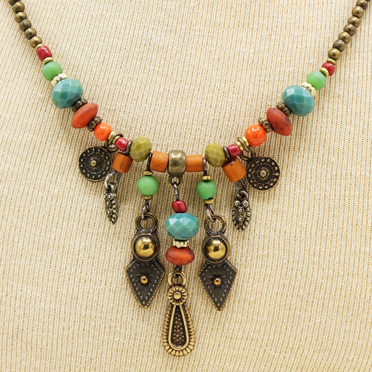 Boho Beaded Necklace