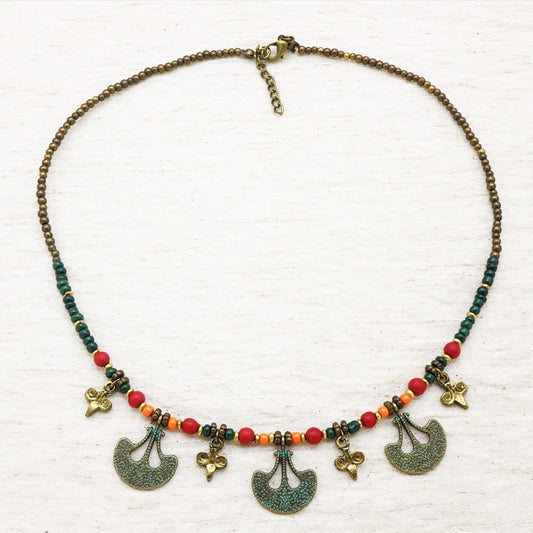 Boho Chic Beaded Necklace