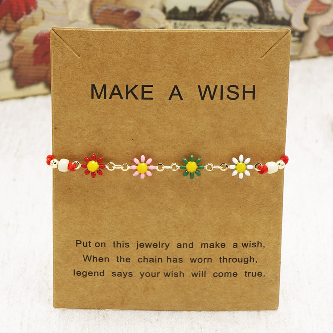 Daisy Charm Bracelet