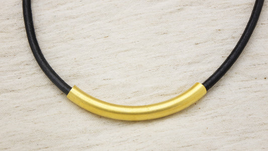 Boho Leather Choker Necklace