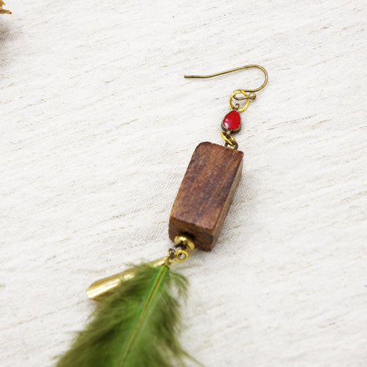 Boho Feather Earrings