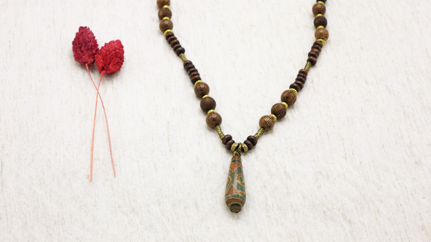 Beaded Long Necklace - Verna Artisan Works