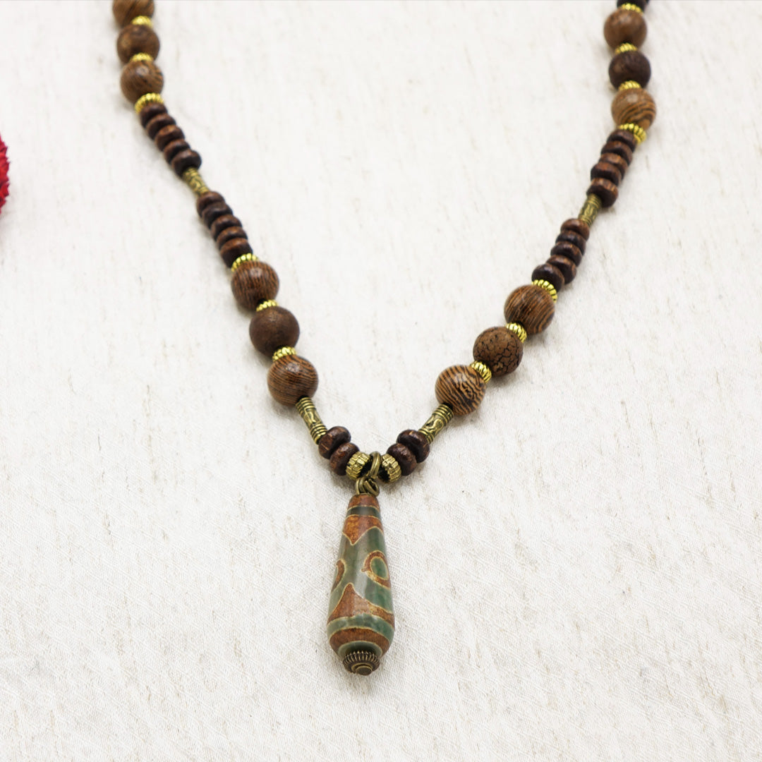 Beaded Long Necklace