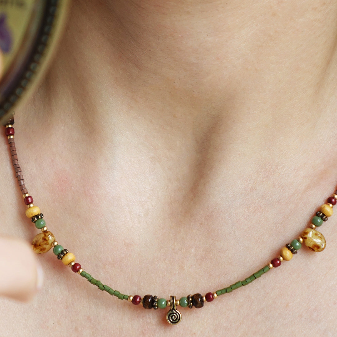 Koru Spiral New Begining Necklace