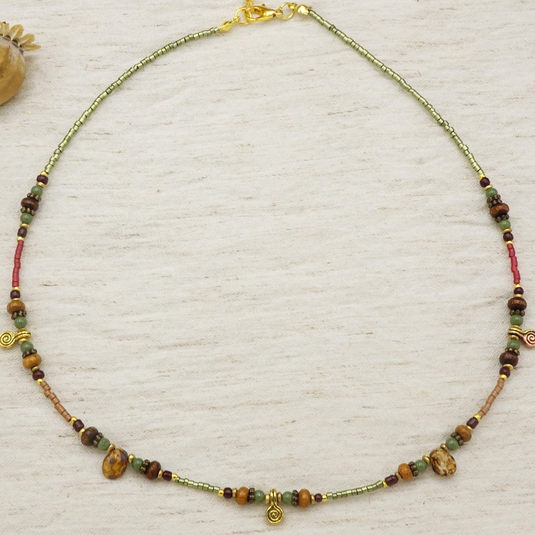 Koru Spiral New Begining Necklace