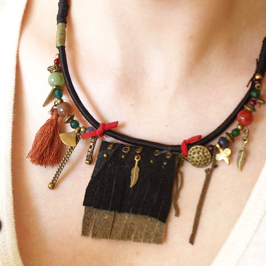 Boho Chic Tassel Necklace