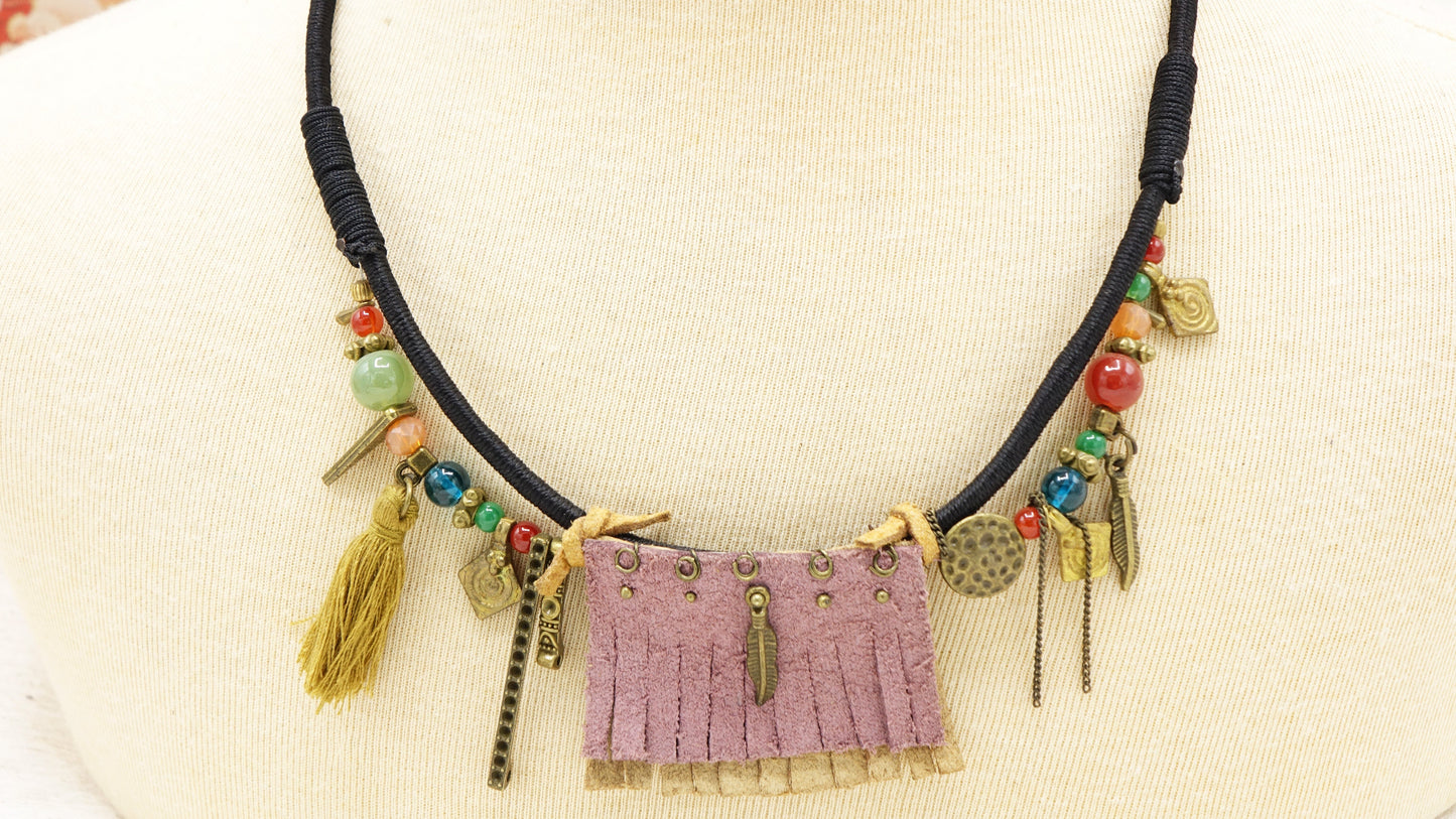Boho Chic Tassel Necklace