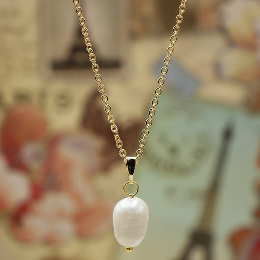 Fresh Water Baroque Pearl Necklace - Verna Artisan Works