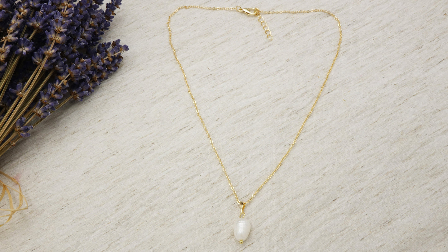 Fresh Water Baroque Pearl Necklace - Verna Artisan Works