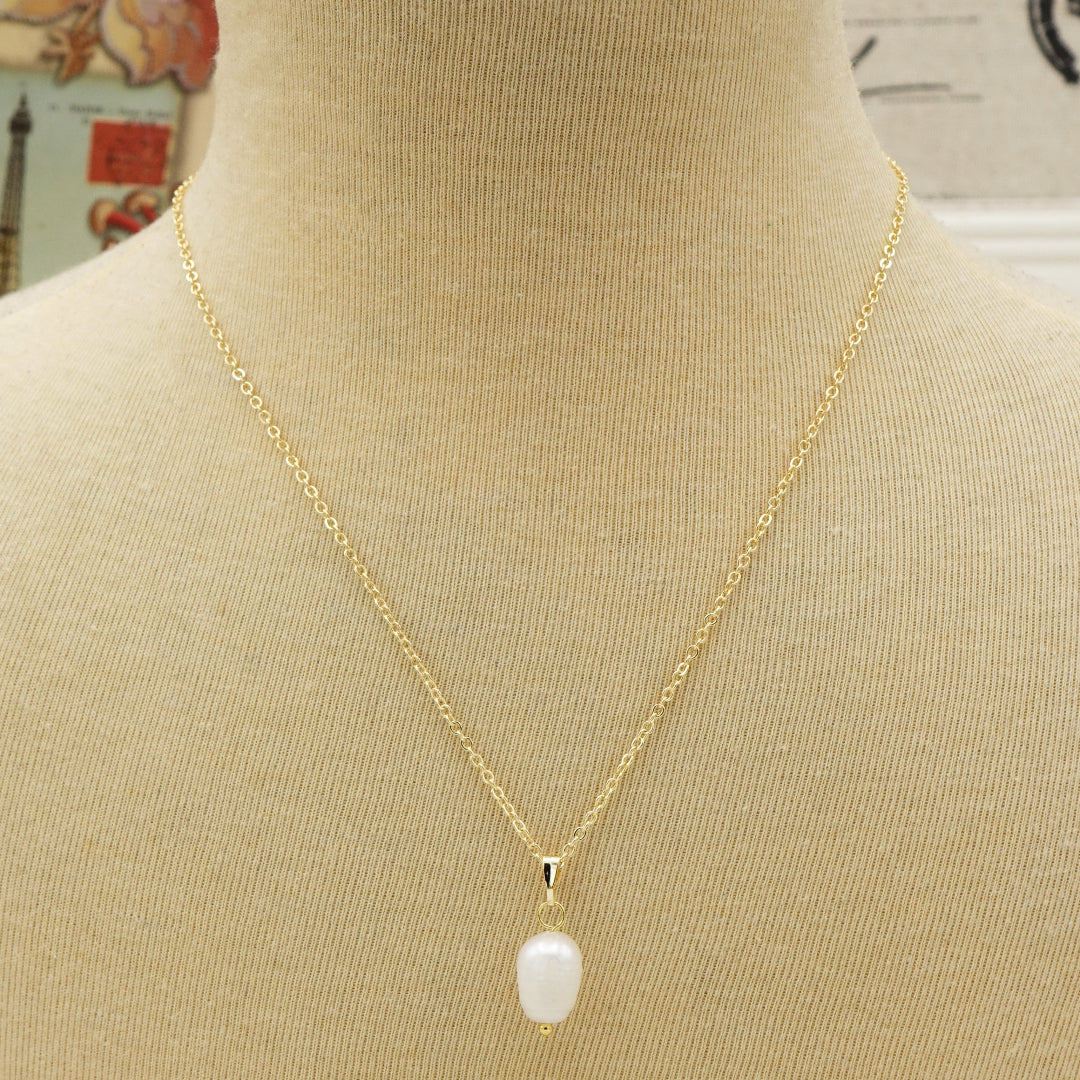 Fresh Water Baroque Pearl Necklace - Verna Artisan Works