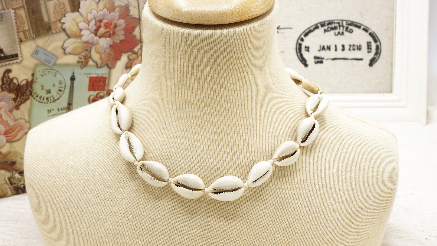 Cowrie Shell Choker Necklace