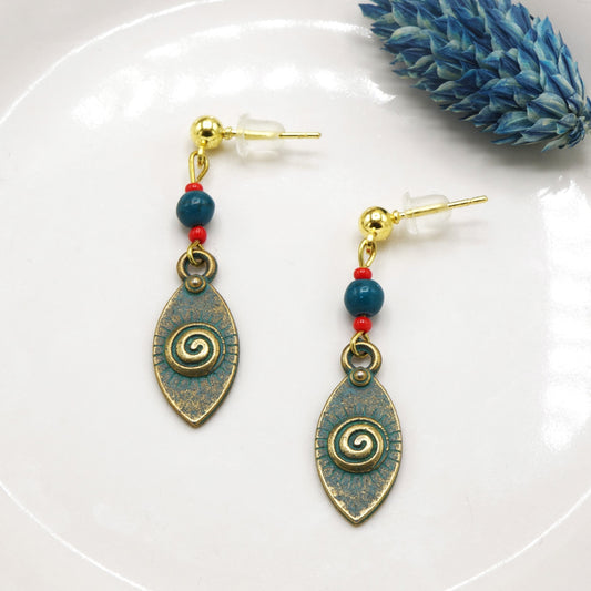 Boho Koru Symbol Earrings
