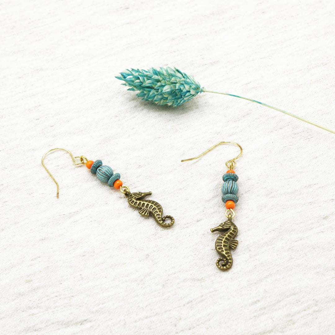 Boho Seahorse Earrings