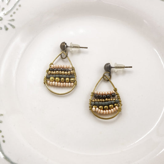 Handwired Teardrop Earrings