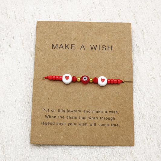 Make a Wish Beaded Bracelet
