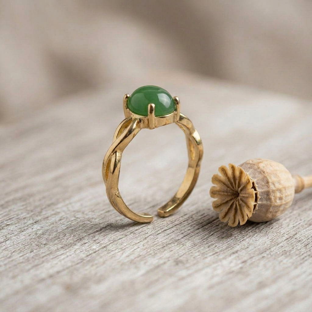 Green Jade Ring