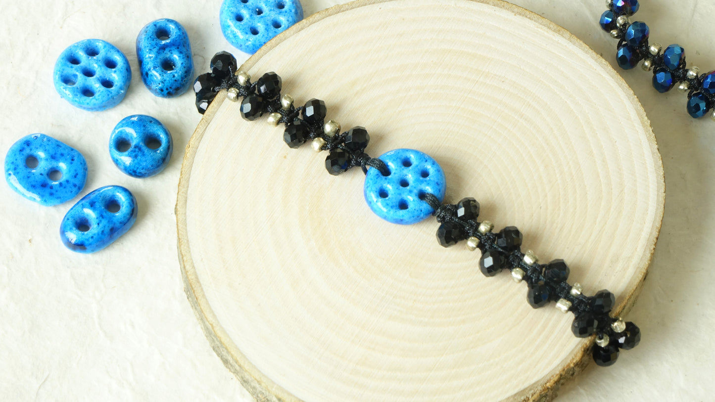 Good Vibes Only Macramé Bracelet - Charm - Verna Artisan Works