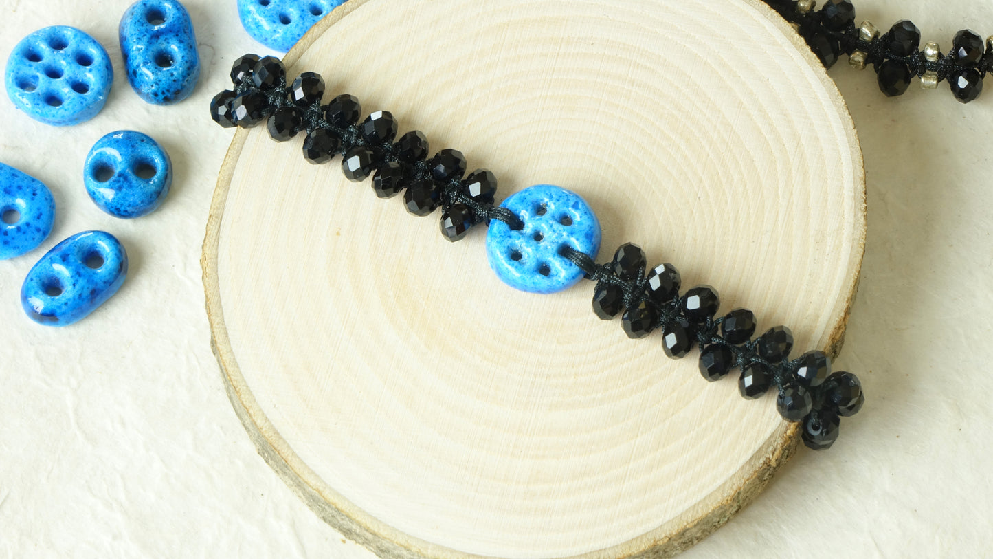 Good Vibes Only Macramé Bracelet - Charm - Verna Artisan Works