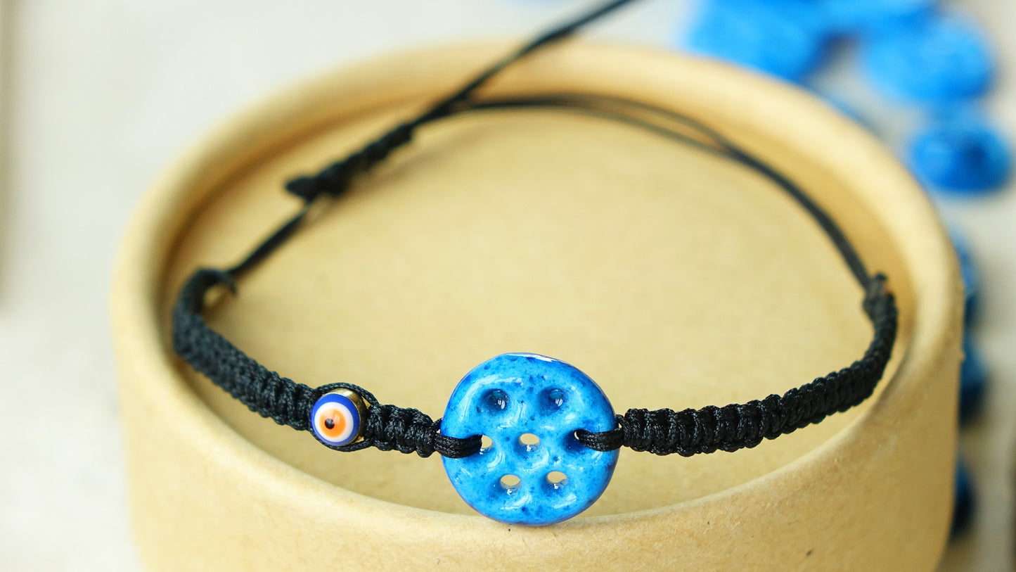 Good Vibes Only Macramé Bracelet - Elegant - Verna Artisan Works