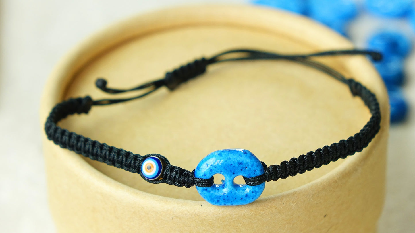 Good Vibes Only Macramé Bracelet - Elegant - Verna Artisan Works