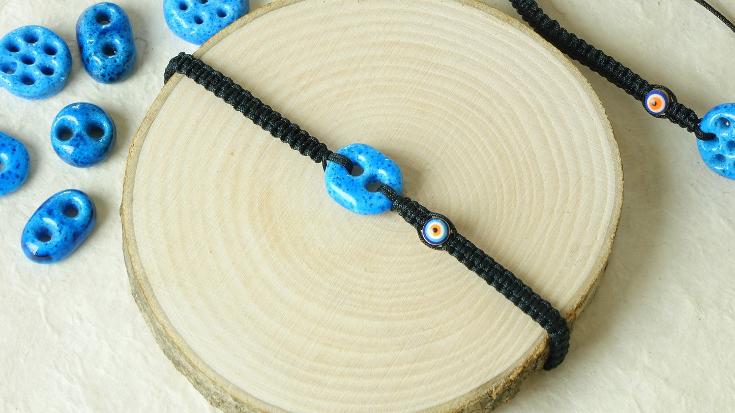 Good Vibes Only Macramé Bracelet - Elegant - Verna Artisan Works
