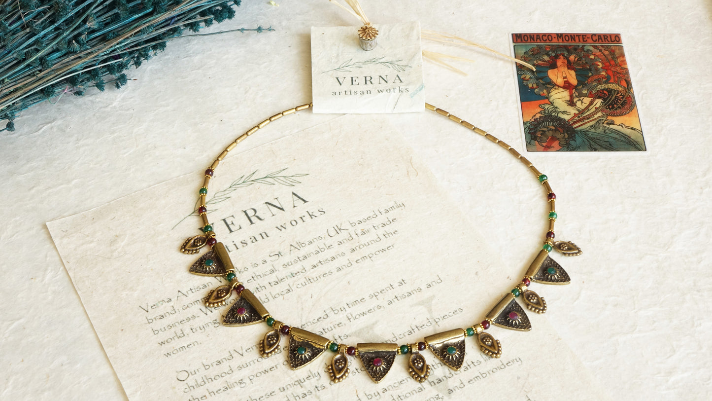 Ancient Goddess Chic Necklace - Verna Artisan Works