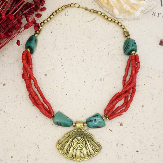 Ancient Goddess Necklace - Venus Rising - Verna Artisan Works