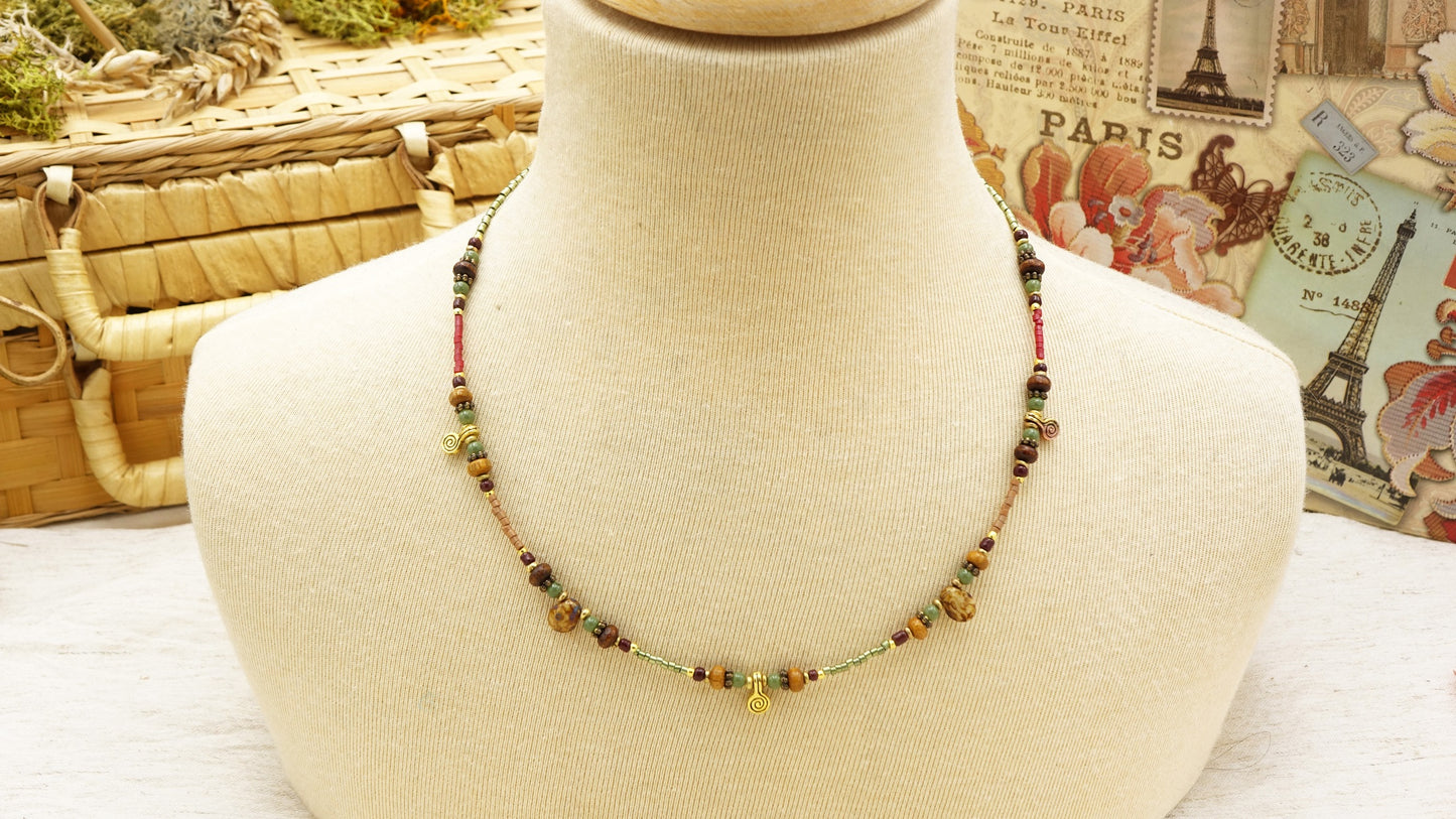 Koru Spiral New Begining Necklace - Verna Artisan Works