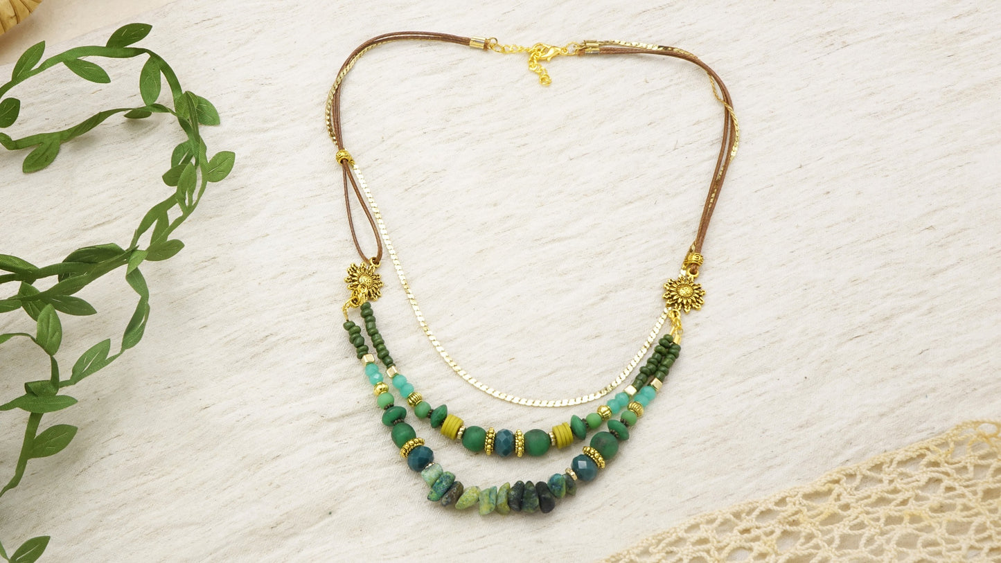 Jade Beaded Necklace - Verna Artisan Works