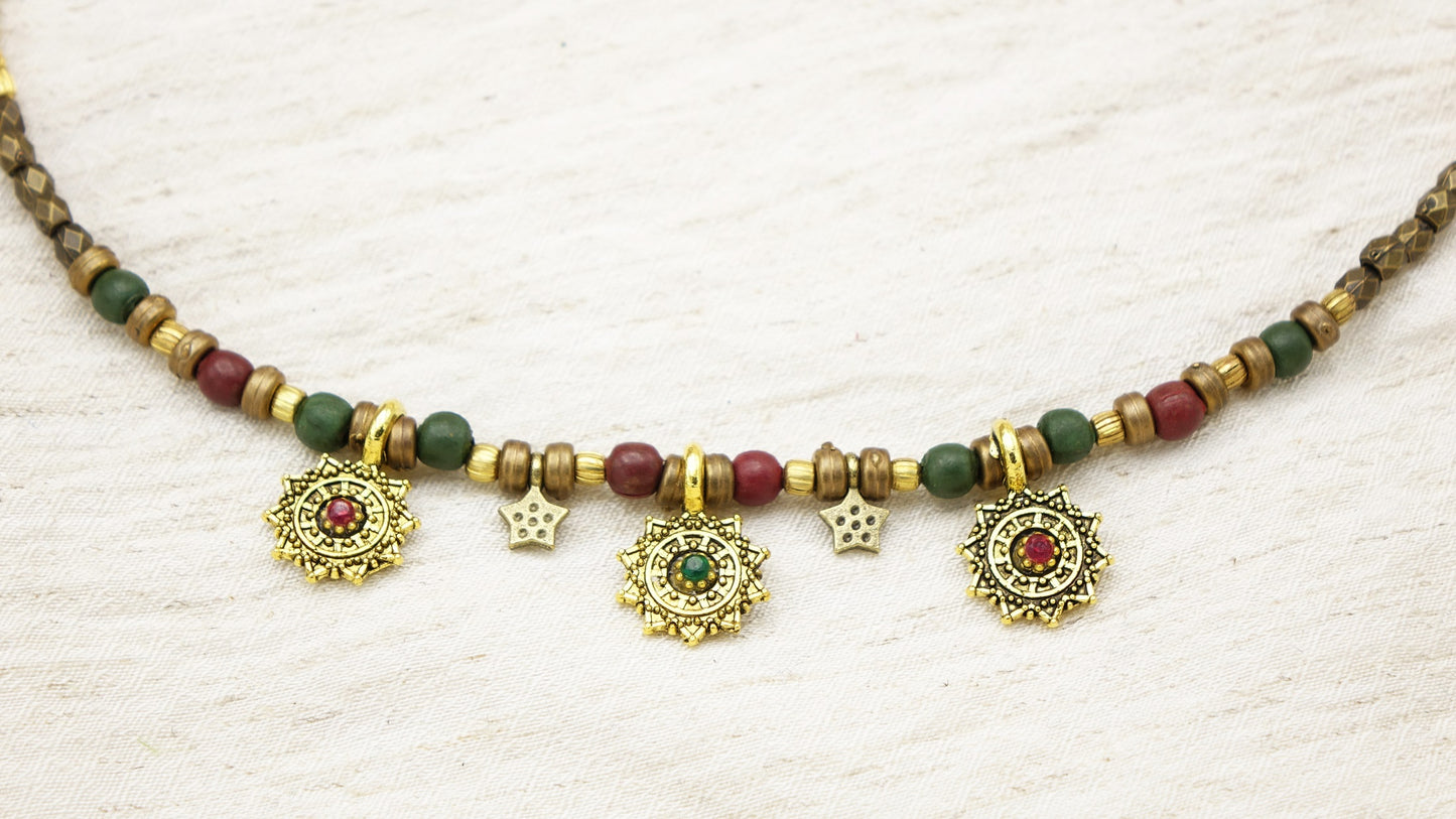 Boho Chic Style Star Necklace - Verna Artisan Works